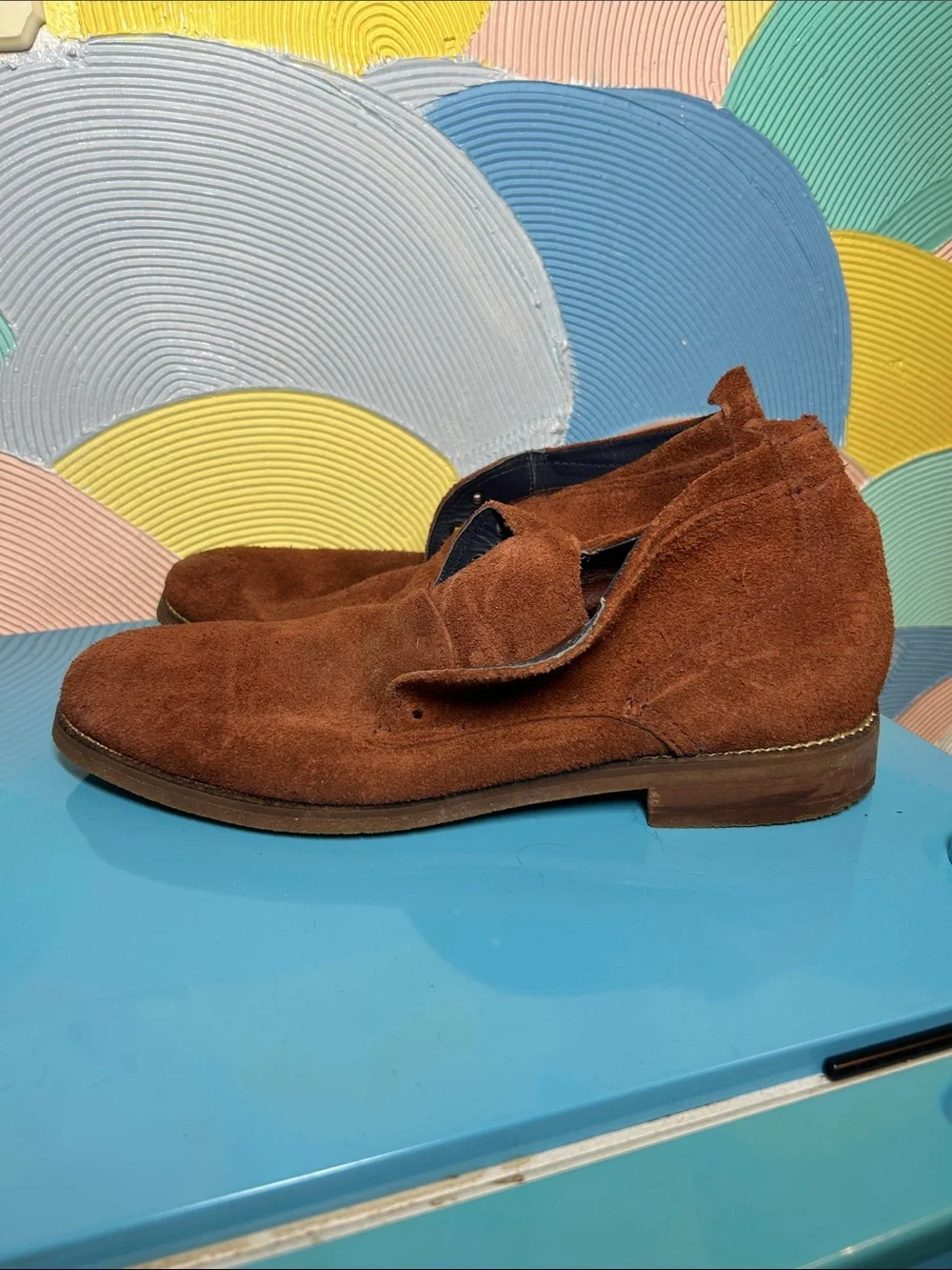 Cole Haan Men's Suede Casual Chukka Boots in Brown sz 11